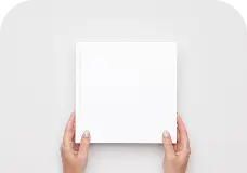 8 inch x 8 inch personalized book soft cover